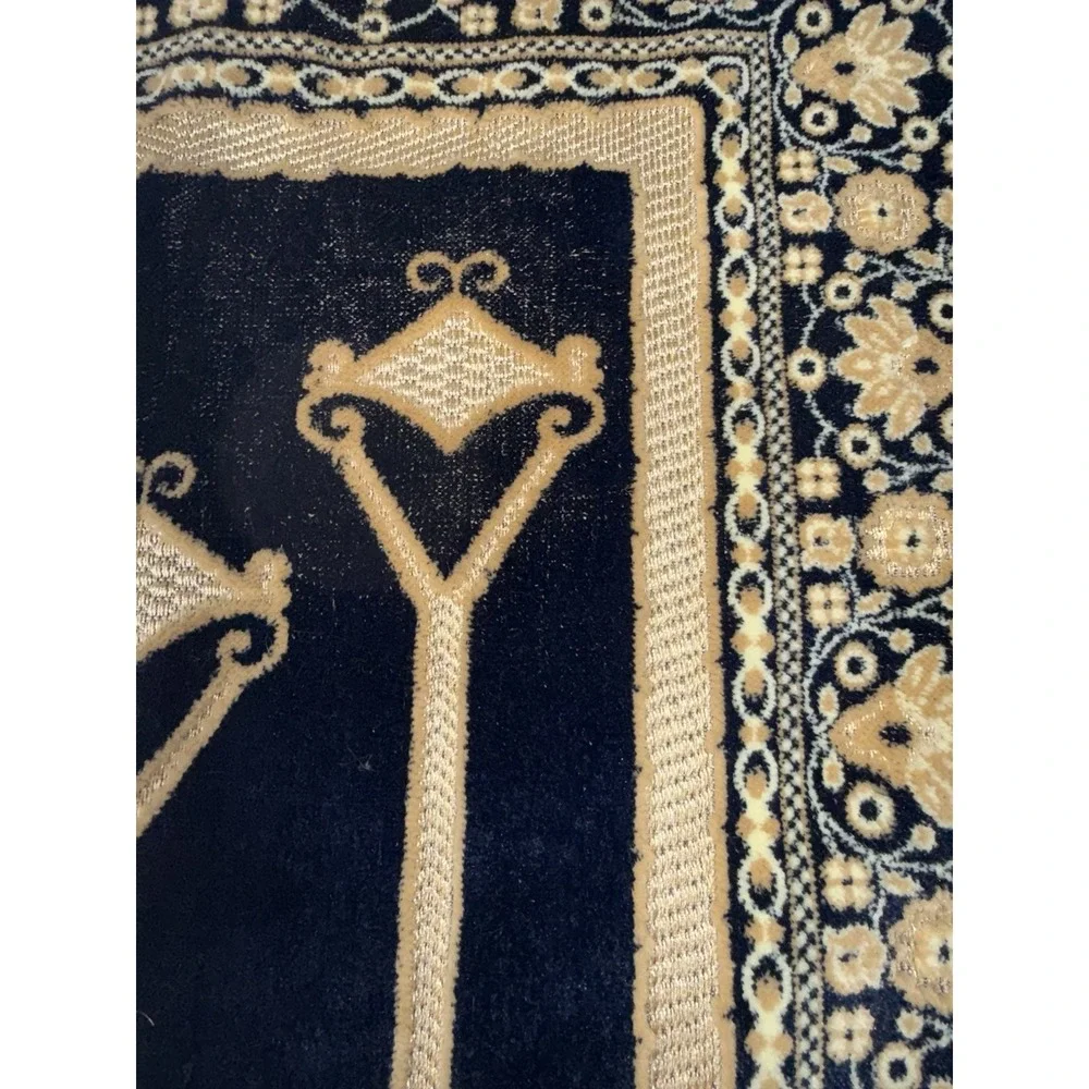 Jabaseh  Prayer‎ Rug Blue & Gold